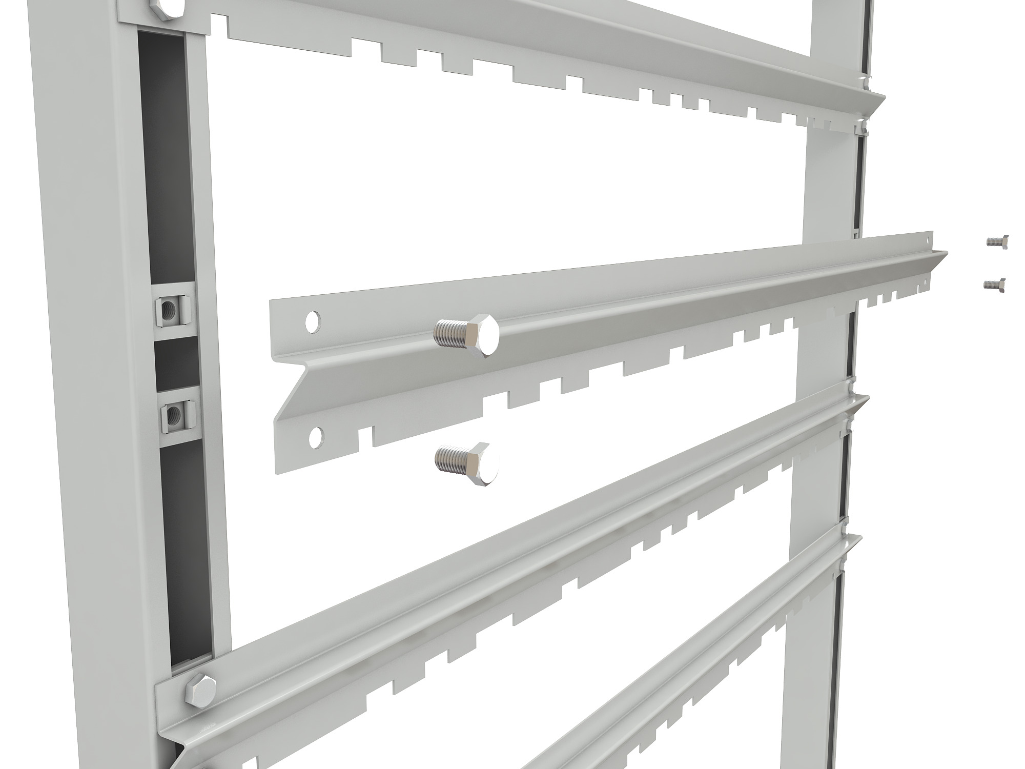 ER-00024049 Стеллаж для пластиковых лотков SORTEX двухсторонний 1800x1000x800.06