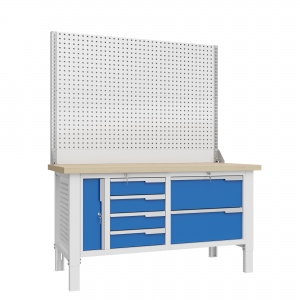 CTR 1602.L26.5-2 Верстак слесарный 2165x1593x743 мм