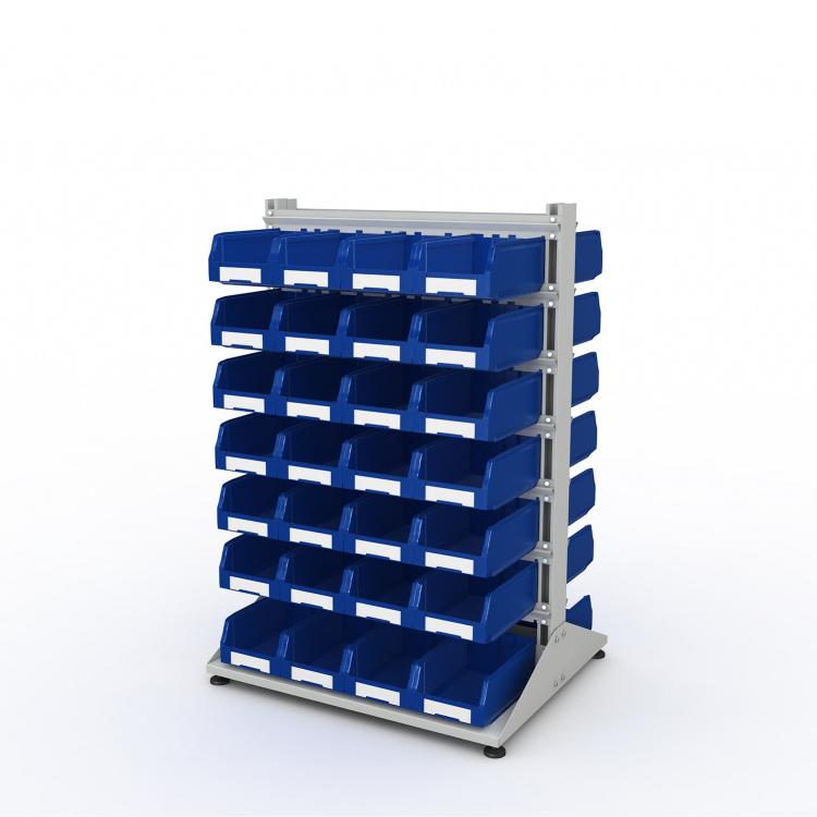 ER-00023962 Стеллаж для пластиковых лотков SORTEX двухсторонний 1500x1000x800.03