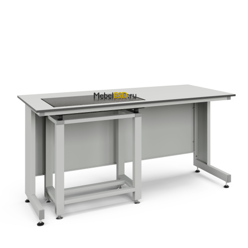 77.0046.10.08Л Стол весовой с приставкой ЭКРОС 1500х800х750 мм, весовой стол слева, раб. поверхность - LABGRADE