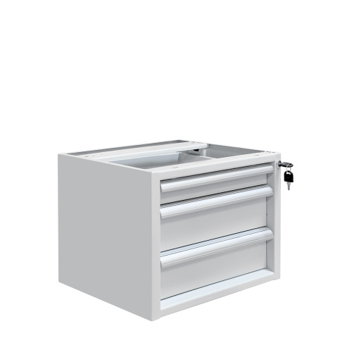 ТПМ-3 Тумба металлическая подвесная с 3 выдвижными ящиками 355х580х490 мм.